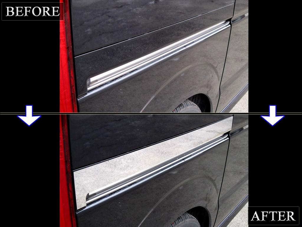 BRIGHTZ Every Wagon DA64W Super Mirror Stainless Plated Slide Rail Panel 2PC Every Every Every Every Every Wagon Every Wagon Every Wagon Every Wagon