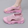 Fashion Mesh Women Sandals Female Summer Shoes 2025 Classic Breathable Slip On Sport Sandals Open Toe Platform Shoes Zapatillas De Mujer