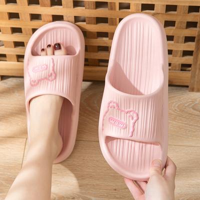 Новые летние нескользящие мягкие шлепанцы для пар с героями мультфильмов, удобные сандалии для мужчин и женщин, повседневные тапочки, женские домашние шлепанцы