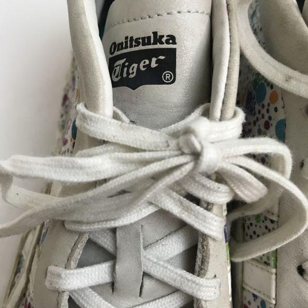 ONITSUKA TIGER THN842 SECK кроссовки средней высоты 6 24.5 белый разноцветный(ИСПОЛЬЗОВАЛ)