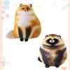Fox Raccoon Cuddly Plush Toy Huggable Doll Nap Pillow Sofa Cushion Gift Kids