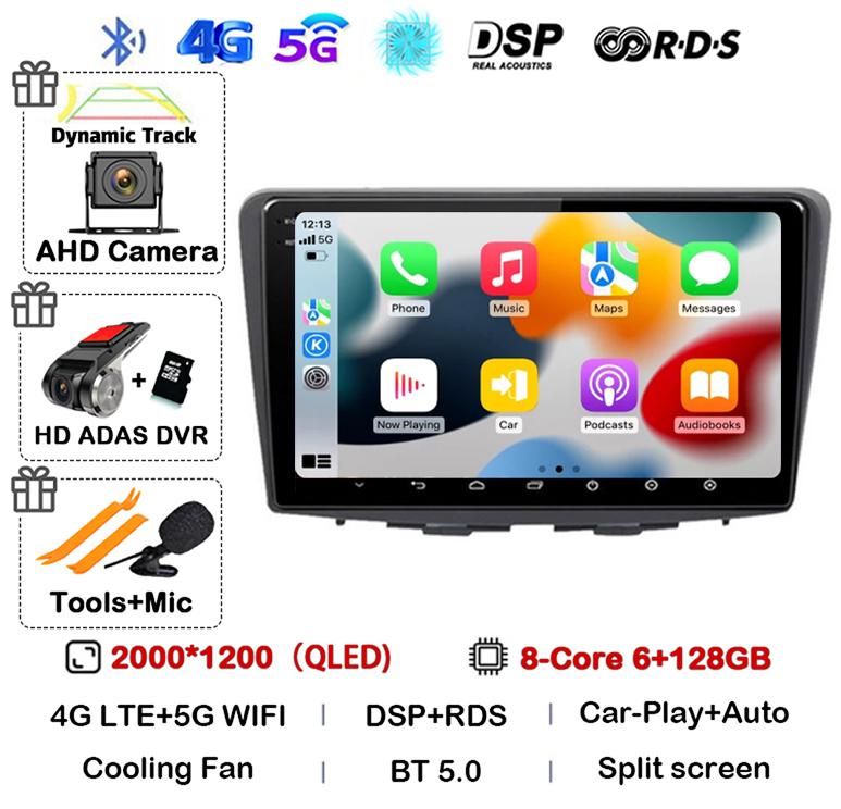 Android 14 Carplay Auto WIFI+4G для Suzuki Baleno 2016 2017 2018 2019 GPS автомобильный радиоприемник мультимедиа видеоплеер стерео головное устройство DSP