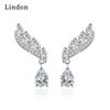 Lindon Copper Alloy Zircon Earrings Drop Earrings For Women Wedding Party Gifts