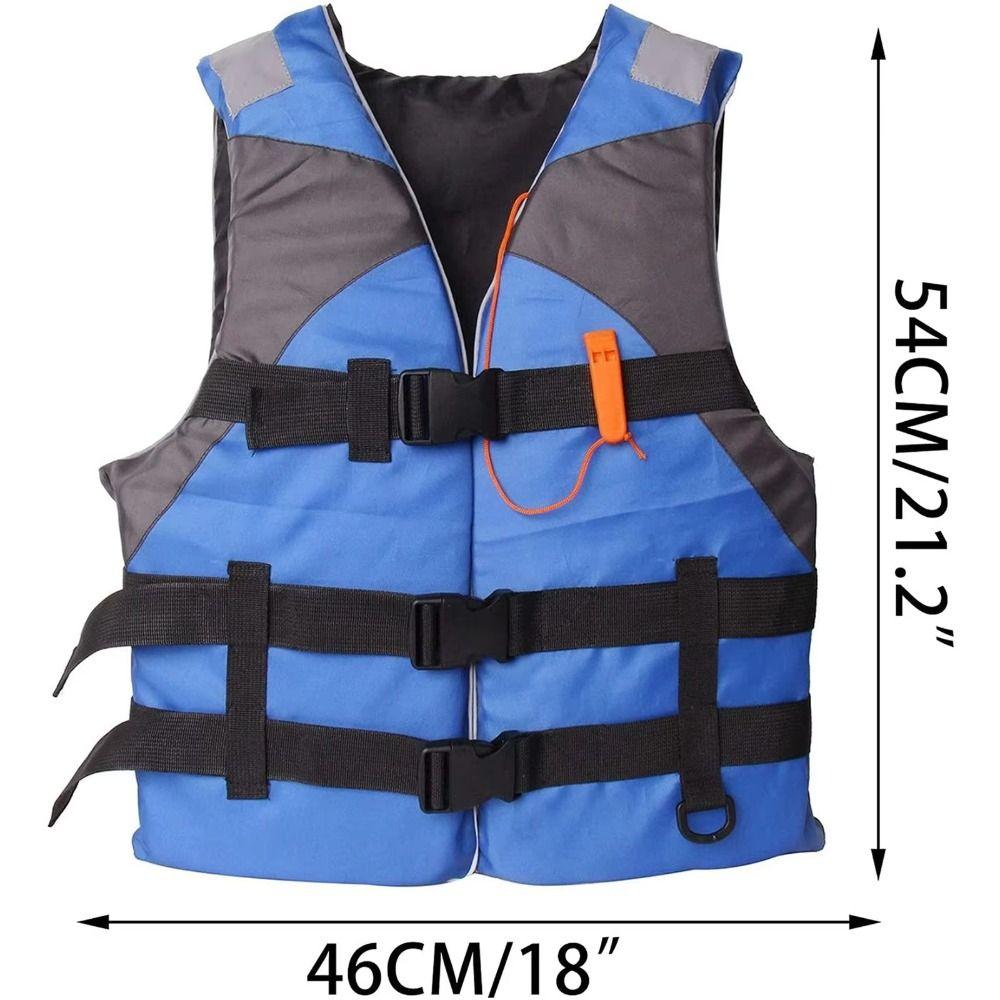 Easily Adjustable Adults Life Jacket Waterproof Aid Safety Jacket Water Sport Vest  Boating