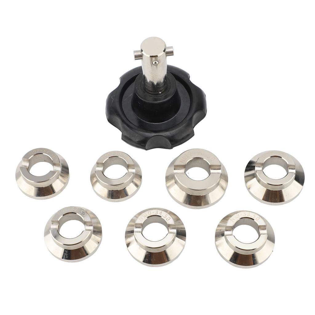 Инструмент для запрессовки часов Набор для ремонта задней крышки Профессиональный набор для запрессовки часов Инструмент для закрытия задней крышки Инструмент для замены батарейки с 7 насадками для