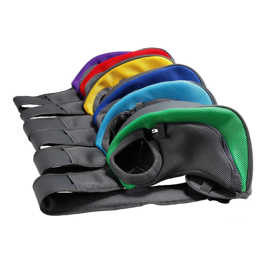 Pet Dog Cat Sling Carrier Breathable Travel Safe Sling Bag Puppy Kitten Outdoor Mesh Oxford Single Comfort Handbag Tote Pouch