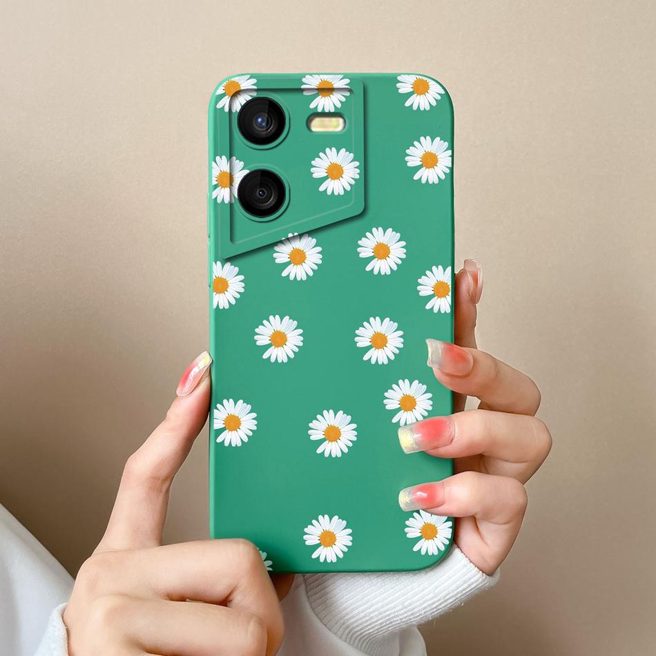 Чехол для Tecno Pova 5 Pro Цветочный Пилот Мягкий Жидкий Силикон Защита Объектива Камеры Защита от Падения Задняя Крышка для Tecno Pova5 Pro Capa
