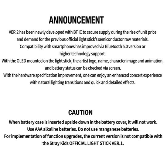 Stray Kids ОФИЦИАЛЬНЫЙ ЛАЙТСТИК ВЕР.2