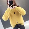 Fashion Stand Collar Knitted Cat Embroidery Sweaters Women's Clothing Autumn Winter Oversized Casual Pullovers Warm Tops