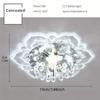 New Modern Crystal Petals LED Ceiling Lights  Aisle Hallway Corridor Stairway Villa Gallery Kitchen Coffee  Indoor Lights