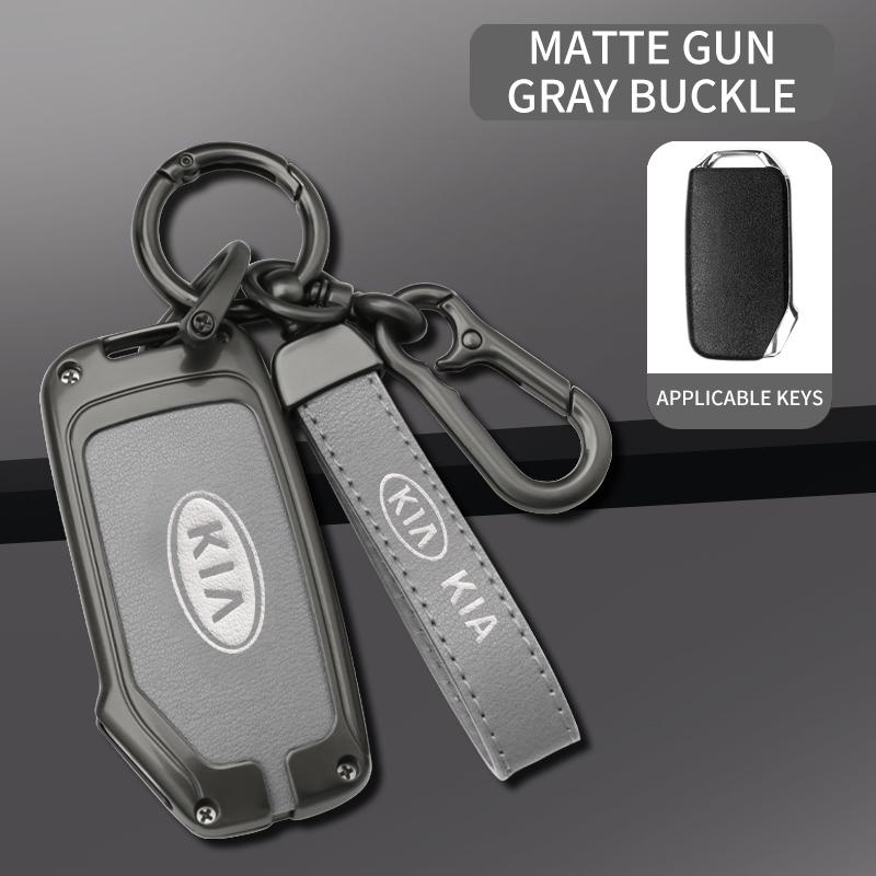 Zinc Alloy Car Styling Key Case Cover Accessories For Kia Sportage 2023 2024 Ray Sorento Soul Telluride Cerato 2020 K5 K8 2022 HW8