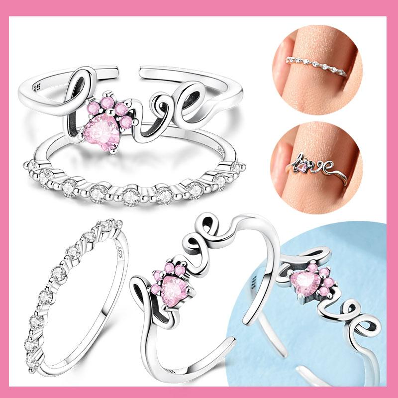 Copper Craft Authentic Shining Couples Heart Ring Women'S Anniversary Gift Engagement Rings For Women Mens Jewelry