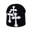 Cross Jacquard Hat Popular Knitted Hat Men's and Women's Same Wool Hat