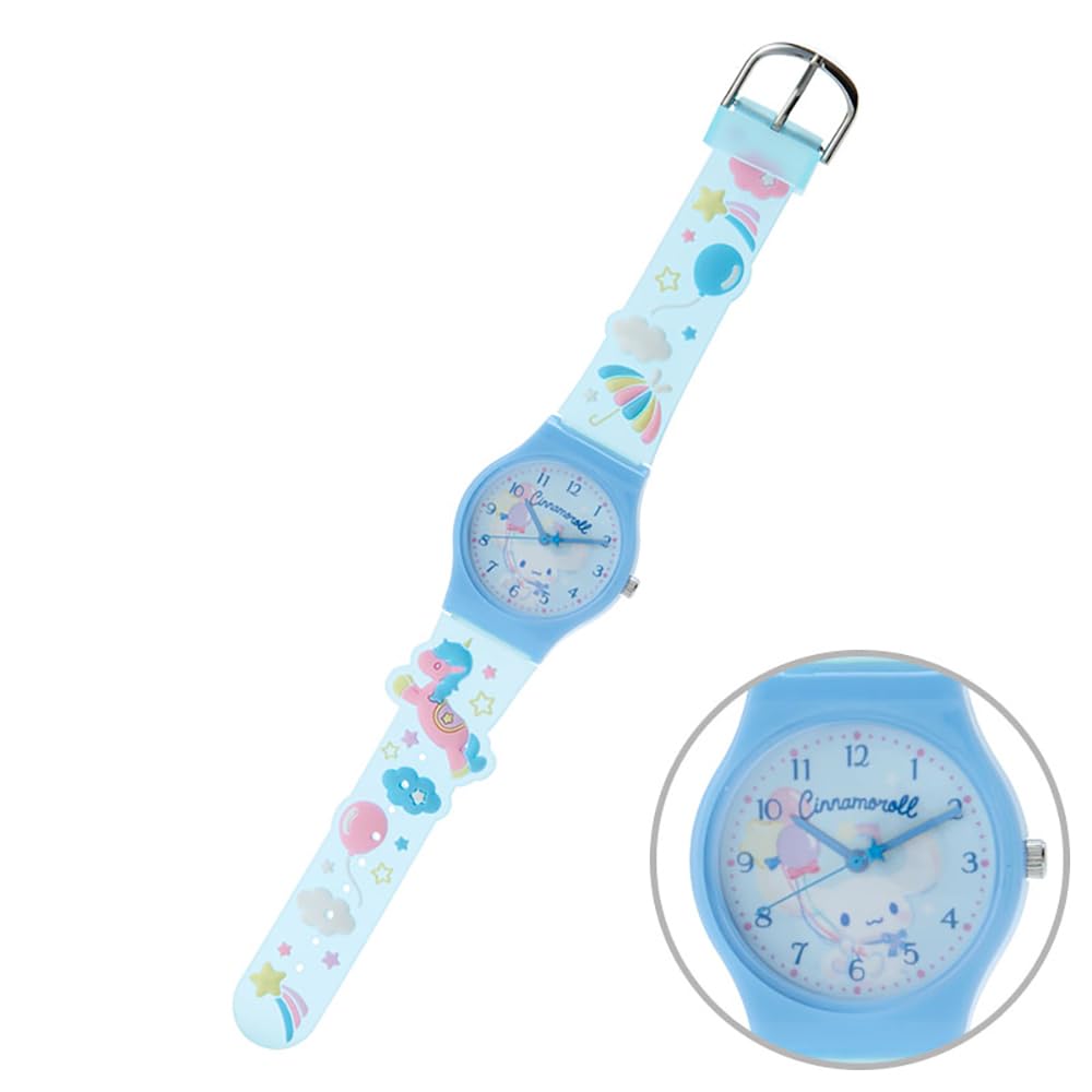 Sanrio Electronic Wrist size 180378 (SANRIO) Watch, Cinnamoroll, approx. 12-16cm,