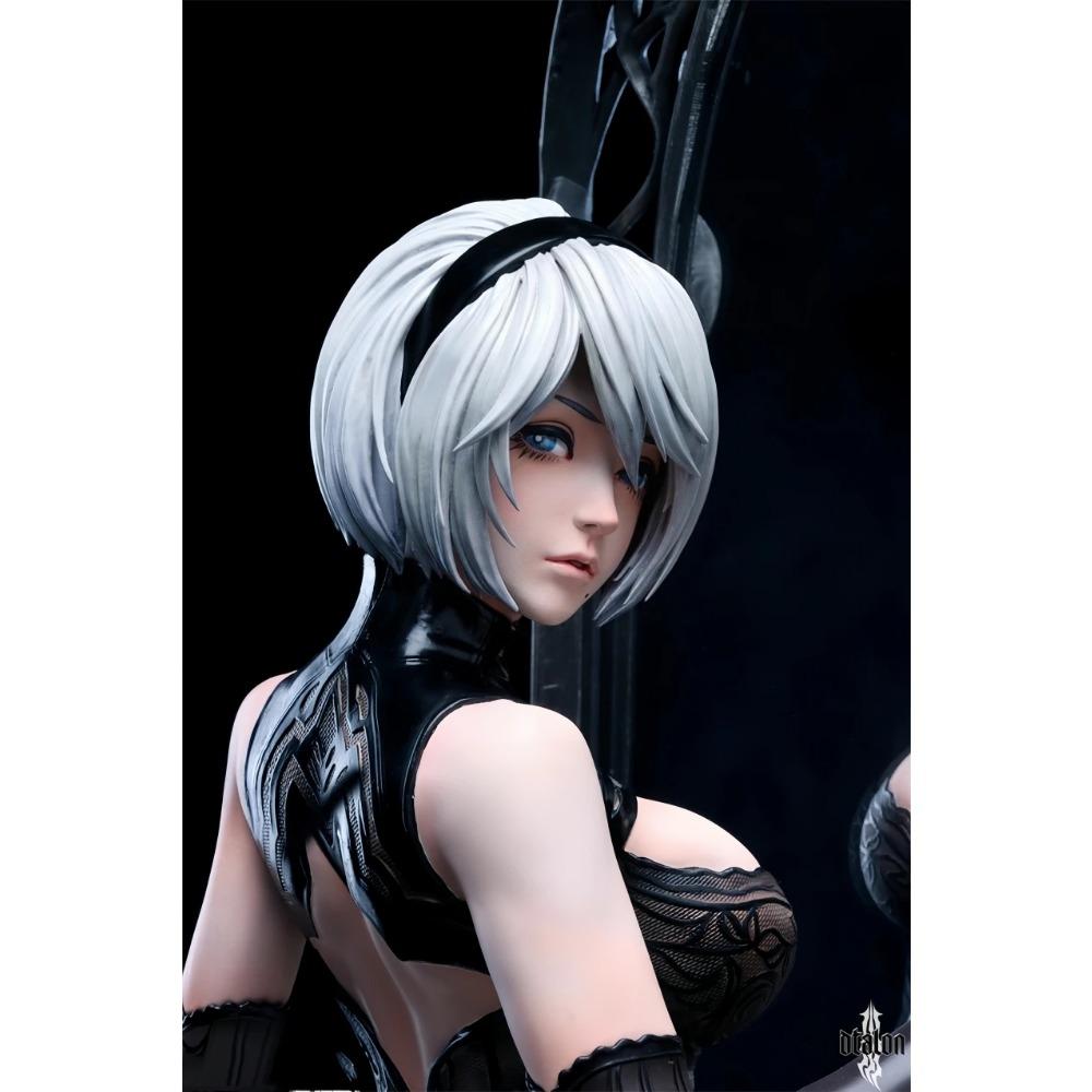 60 СМ NieR: Автоматы Йорха Тип B 2B YoRHa Тип A №2 A2 Вер Девушка фигурка Действие Аниме модель Куклы игрушки для взрослых Рождественский Подарок