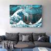 Japan Style Great Wave Kanagawa Surfing Canvas Painting Poster Classical Pictures Prints Katsushika Hokusai Painter Home Decor
