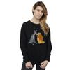 Disney Womens/Ladies Lady And The Tramp Distressed Kiss Sweatshirt