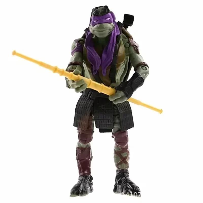 4 шт. Фигурки Черепашек-ниндзя NECA TMNT Аниме Фильм Фигурка Подвижная Модель Игрушки Каваи Харадзюку Детский Подарок