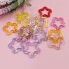 Material Creative Handmade Acrylic for Bracelet Earring Making 30mm Star Loose Beads 10Pcs Pentagonal Pendant Transparent Charms Fashion  Accessories
