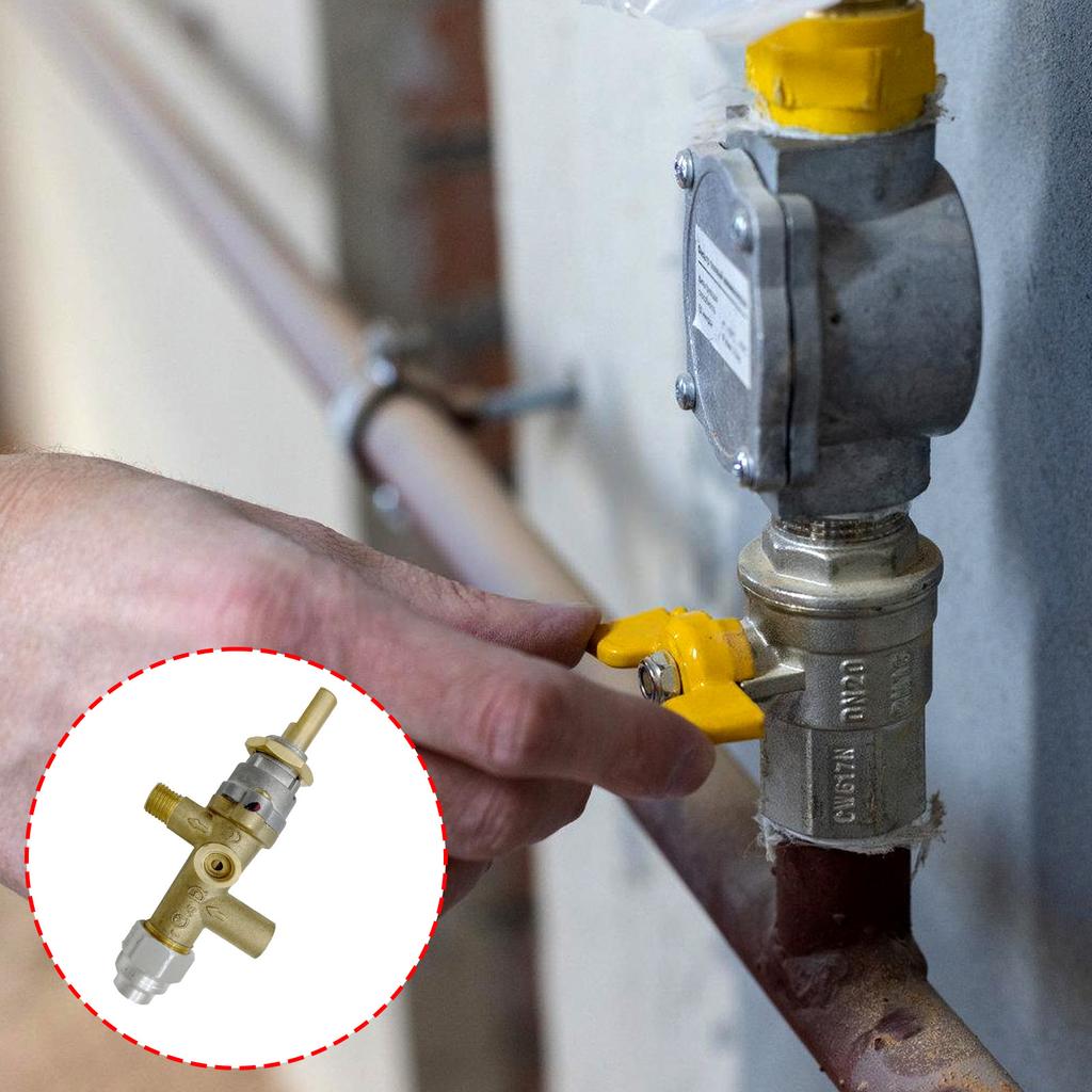 Room Space Heater Main Control Valve Gas Control Brass Safety Valve Outdoor Patio Heater Replacement Parts Enduring
