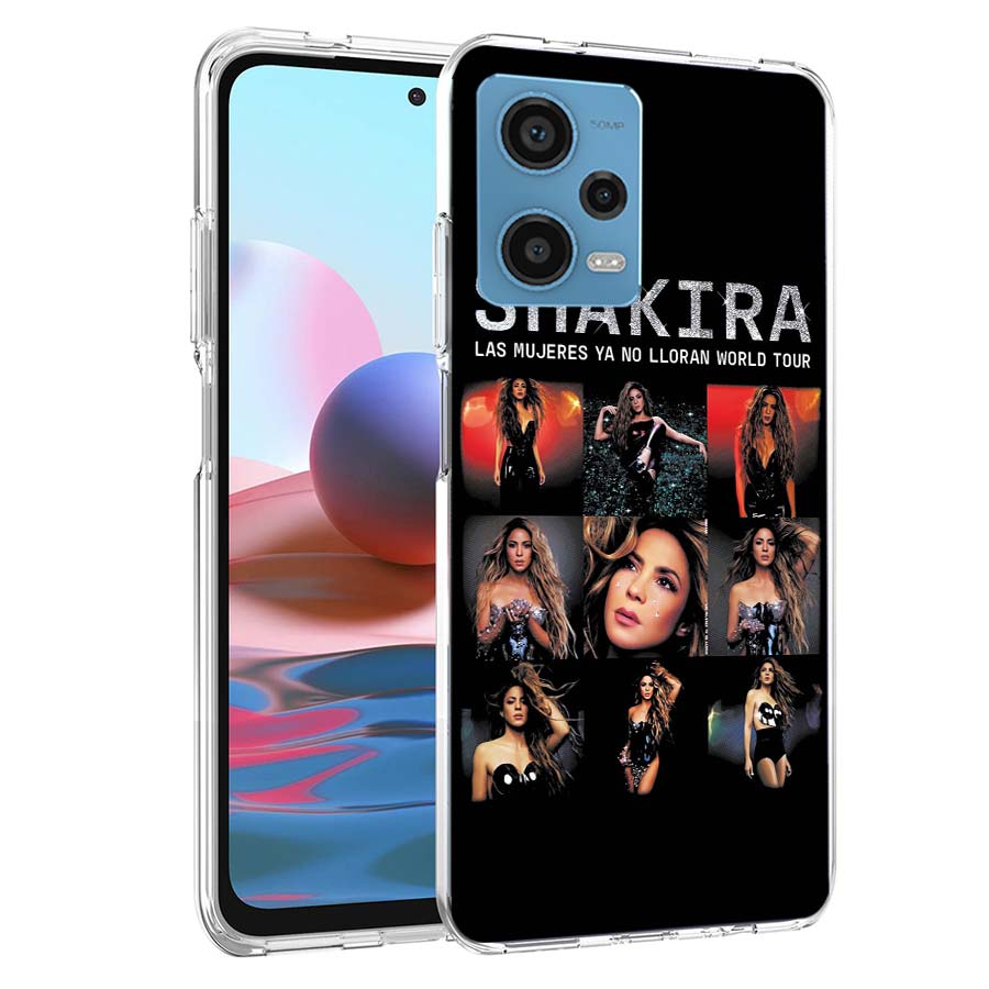 Чехол для телефона S-Shakira Singer для Redmi Note 13 12 14 15 Pro Plus 13R 11 11T 11E 11S 10 Pro 10S 9 9S Чехол Cell Clear TPU Capa Cas