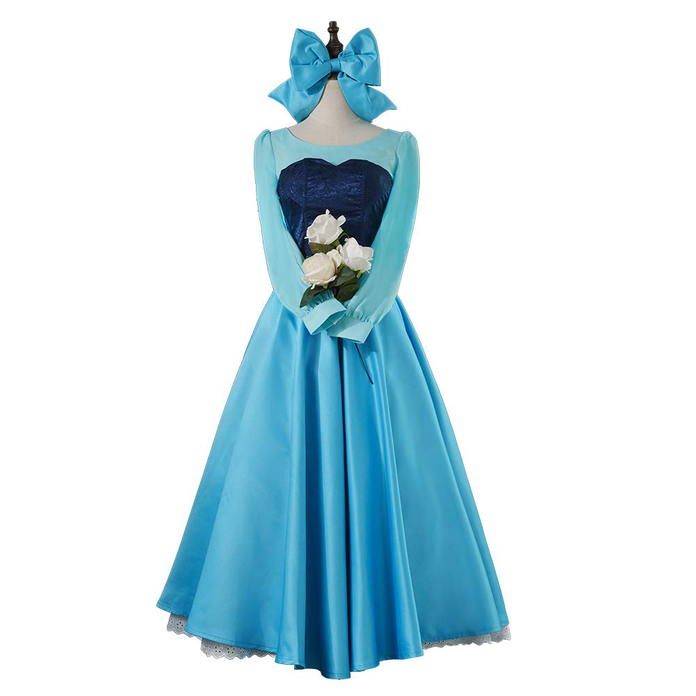 Mermaid Princess Cosplay Costume Princess Perfect Gift for Young Adult Size S [mrcos] Dress, Dress, Ladies, Christmas, Halloween,