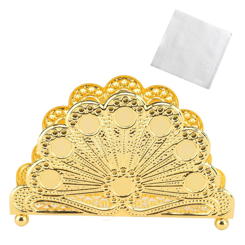 Iron Napkin Holder Gold Napkin Stand Napkin Holders Desk Napkin Holder Kitchen Counter