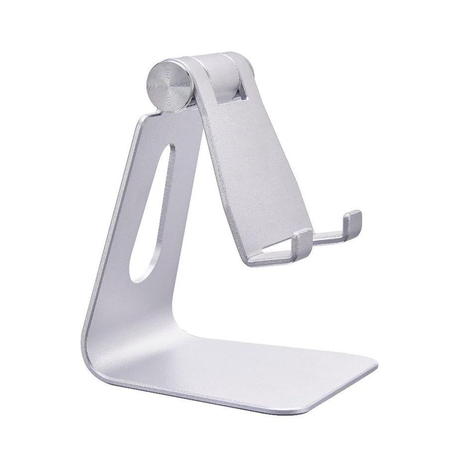 Adjustable Aluminum Cell Phone Stand, for iPhone XS Max/XR/8/7/6/6s Plus/SE, Compatible with All Phones & Charging