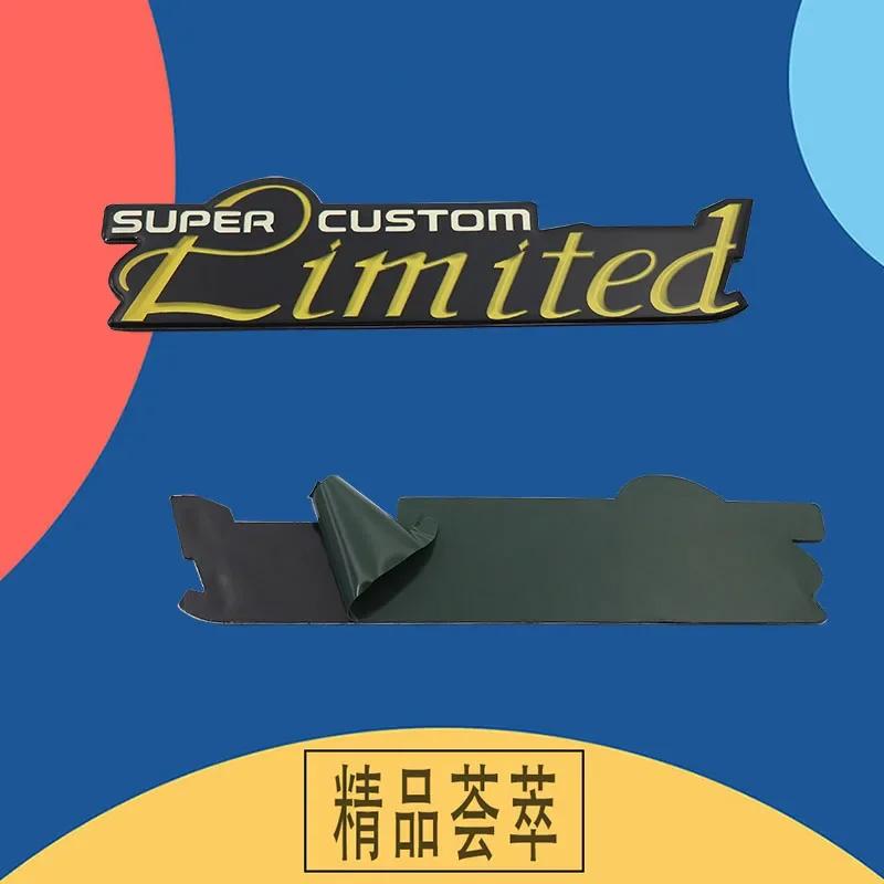 3D Premium Limited Edition SUPER CUSTOM Sticker for VIP Special Custom Edition car Fender trunk Tail Rear Decal Emblem Badge