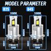 2 шт. Светодиодные фары D2S D4S CANBUS HID D2R D4R Turbo LED 30000 лм 300 Вт Двусторонние 30 шт. Чип CSP 6000K Plug And Play Автомобильная лампа Ксенон