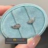 Простые серьги-пусеты с длинными крыльями из сплава, темпераментные, с перьями, серебристые, в форме крыльев, серьги-каффы на эльфийское ухо, ювелирные аксессуары, подарки