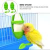 Bird Bowl Holder Feeding Container with Stand Holding Fruits Squid Bones Vegetables Cage Accessories