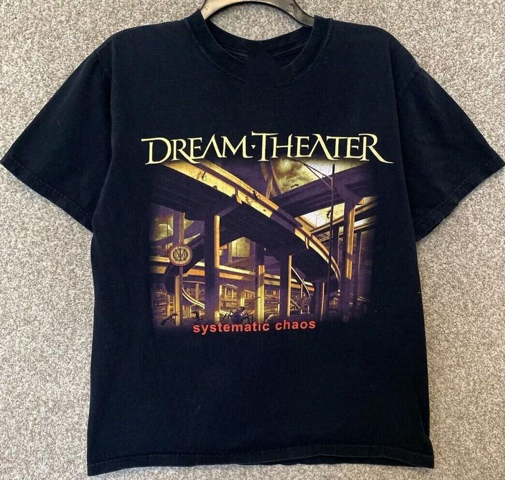 Футболка Dream Theater Systematic Chaos Унисекс Хлопковая футболка S-4XL BO307 Унисекс Футболка
