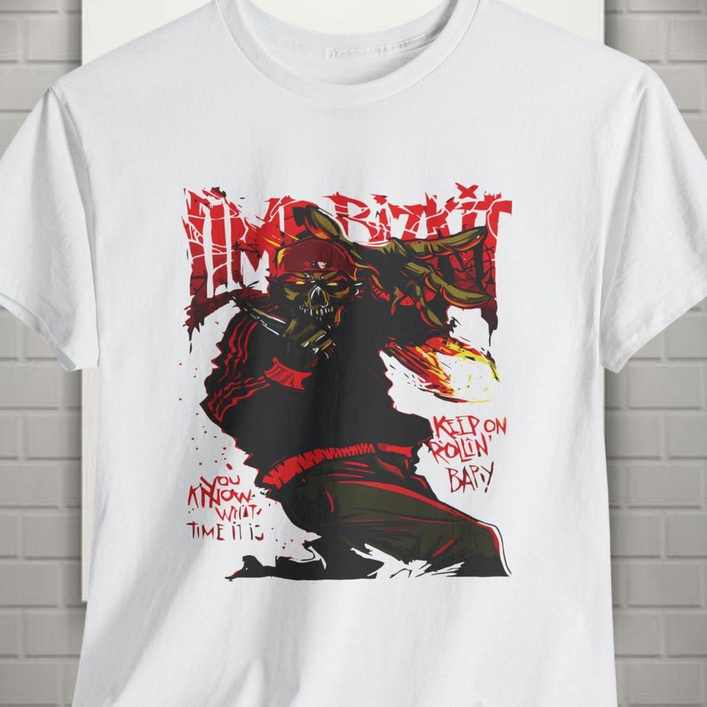 Limp Bizkit T shirt - 90s Retro Rap Metal Band Music Fan Merch Shirt - SweaT shirts
