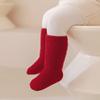 Bowknot Toddler  Hosiery Casual Red Socks New Bow Middle Tube Socks  Kids