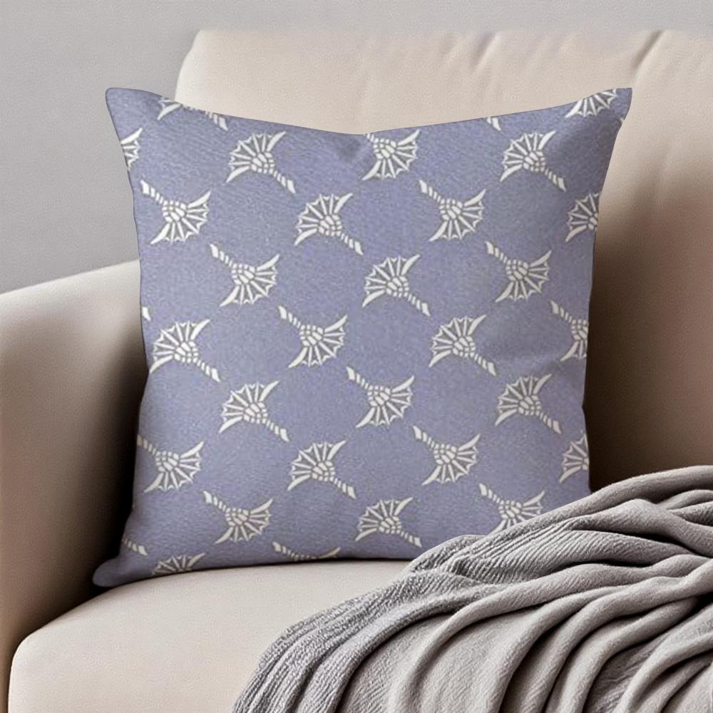 German Luxury Fashion Brand JJOOP Cushion Cover Pillowcase Antidustmite Invisible Zipper Short Plush Sofa Cushion