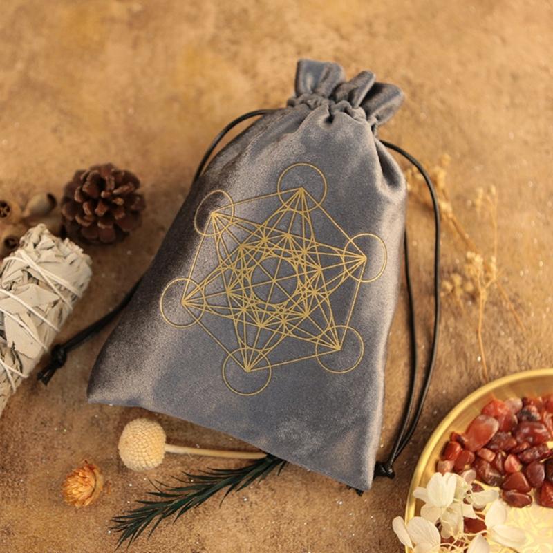 Мешочек на шнурке для карт настольной игры, карт Таро, карт Оракулов, мешочки для рун, мешочек для хранения аксессуаров для гаданий
