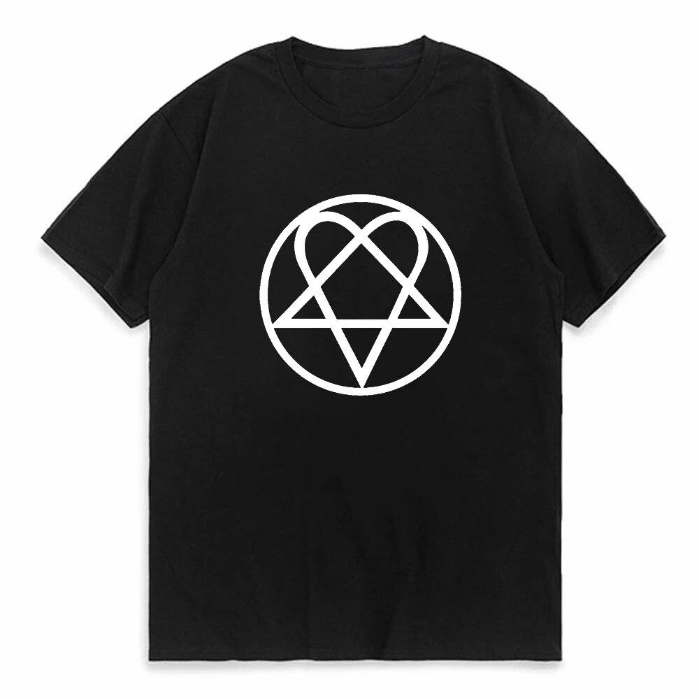 Destroy Lonely X Naivement Heartagram T Shirt Opium No Stylist Print Unisex Women Tshirt Cool Fashion Sweatshirt Streetwear Tops