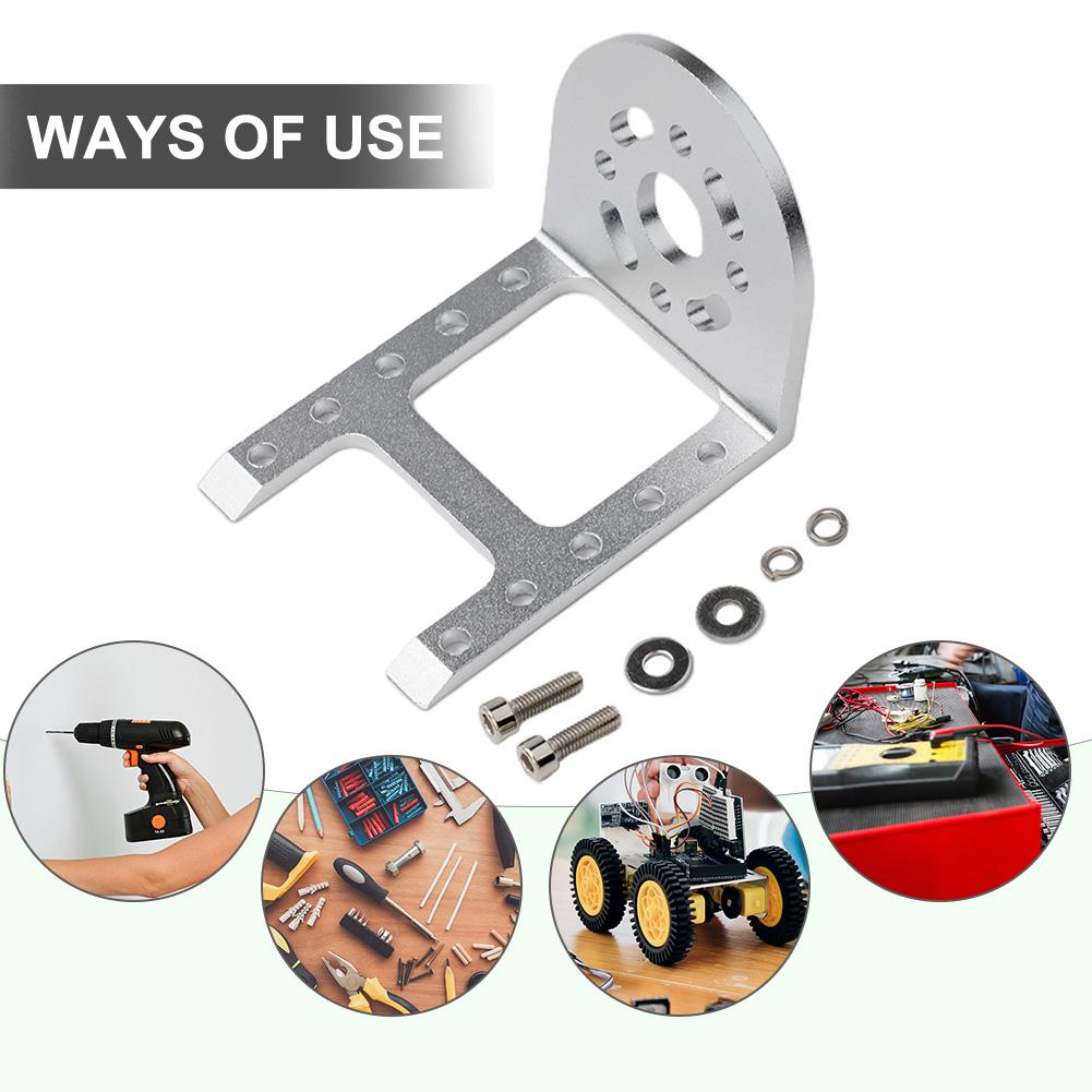 Silver Aluminum Alloy Motor Mounting Frame with High Compatibility for 36/40 Series Brushless Motors Perfect for RC Boat