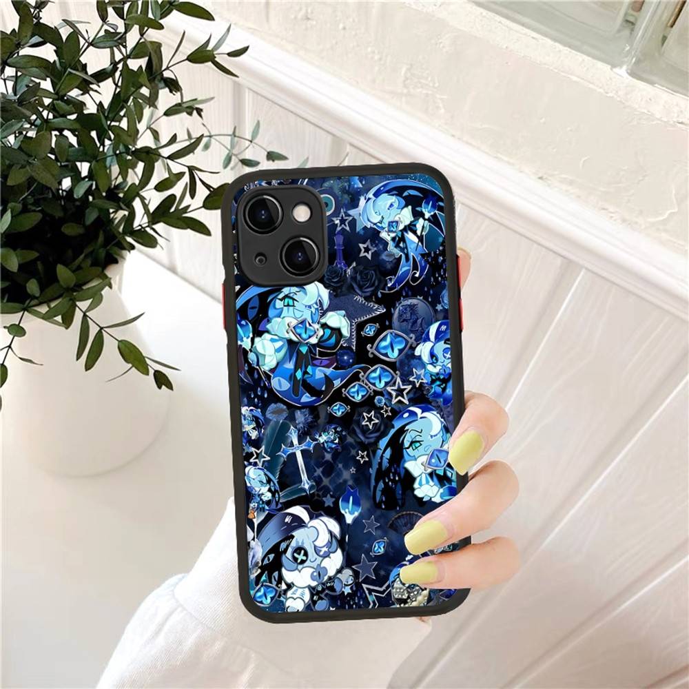 Game Cookie Run cute Kingdom Phone Case for iPhone 16 15 14 11 12 13 Pro Max X XS Translucent Matte Cover