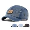 Джинсовая бейсболка мужская с короткими полями весенне-летняя кепка женская уличное солнцезащитное бельё