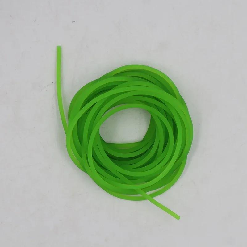 Диаметр 2/3/4/5 мм, прочная эластичная резиновая леска, резиновая леска для ловли рыбы, традиционная круглая эластичная леска, связанная веревкой
