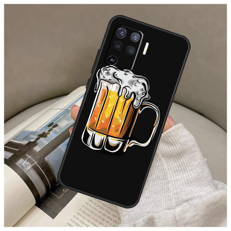 Кейс-пивная кружка для Oppo A16 A76 A96 A60 A98 A58 A78 A18 A38 A80 A40 A77 A57 A17 A74 A54 A94 A15 A5 Pro
