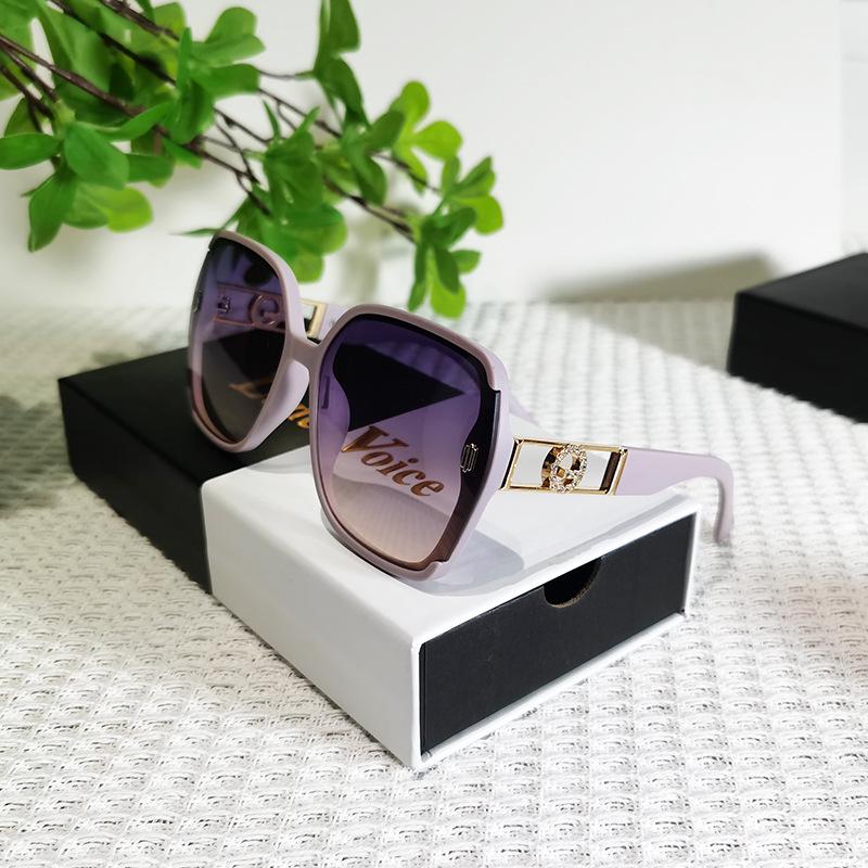 Солнцезащитные очки женские очки высокого класса солнцезащитные очки с защитой от ультрафиолета большая оправа круглое лицо тонкие солнцезащитные очки