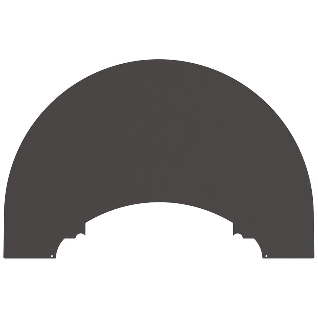 Steel log burner BJORN hearth plate