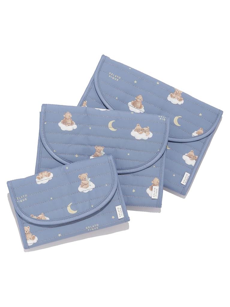 Чехол для ноутбука для матери и ребенка с рисунком «мечтательный медведь» L PWGG245719 NVY F [Gelato Pique] женский