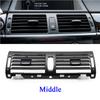 Interior Dash Front Center Left Right Air Conditioner Panel Rear AC Vent Grille Outlet Cover For BMW X5 X6 E70 E71 E72