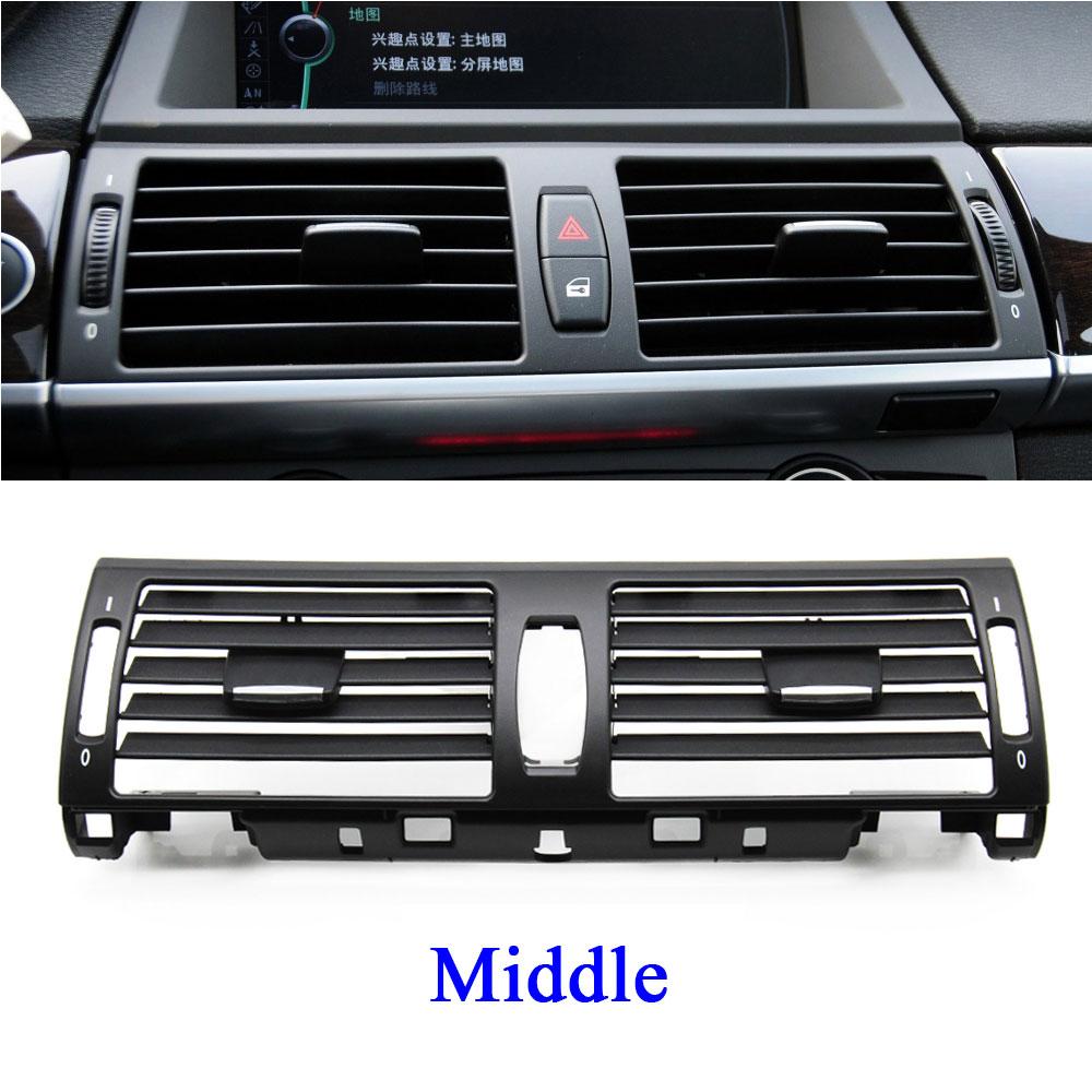 Interior Dash Front Center Left Right Air Conditioner Panel Rear AC Vent Grille Outlet Cover For BMW X5 X6 E70 E71 E72