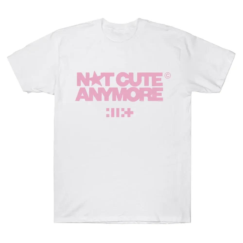 ILLIT Not Cute Anymore Album T Shirts ILLIT Girl Band T-shirt Korean Fashion Summer Women Men Short Sleeve Casual Cotton Y2K Tee graphic tees