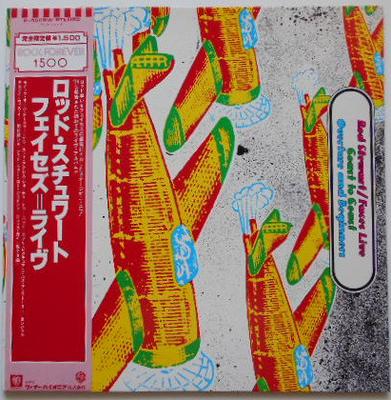 Виниловая пластинка ROD STEWART FACES Live Coast To Coast Overture P4526W WARNER BROS 1978 Япония Obi Рок Б/у
